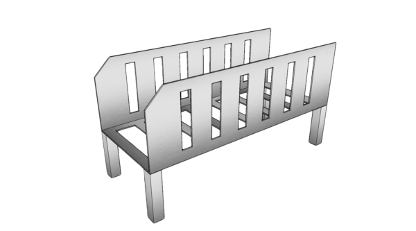 Asado Grill Feuer Korb custom Asado Grill