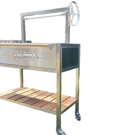 Standardgrill Premium Edelstahl Asado Grill für Outdoor BBQ und Gastronomie